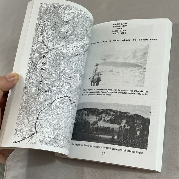 Lakes & Trails of the Conejos Trail Guide South San Juan Wilderness SIGNED Book - Picture 13 of 15